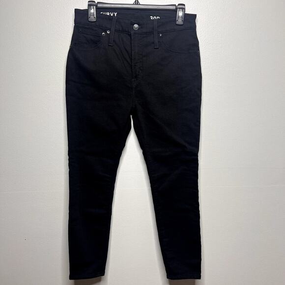 J. Crew Reimagined Women's Black Jeans Size 30P Toothpick Skinny - Picture 1 of 6